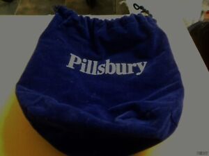 Vintage Pillsbury DARK BLUE Velvet Tote Bag - Poppin Fresh!