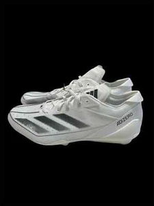 adidas Men’s Size 12 ADIZERO ELECTRIC FOOTBALL CLEATS White/Black IH5030 - Picture 1 of 6