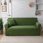 Elastic Sofa Cover for Living Room Stretch Plain Slipcovers Chaise Longue Covers