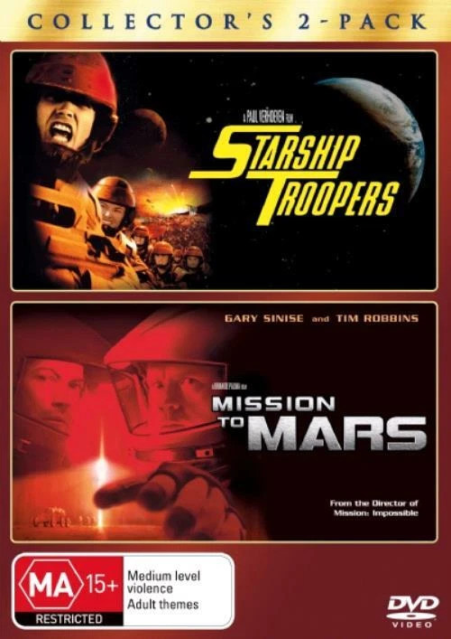 Starship Troopers / Mission to Mars (DVD, 1997)