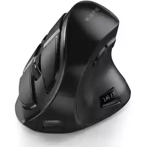 Vertical Ergonomic Wireless Mouse Rechargeable Bluetooth 5.0 3.0 2.4G USB Mice - Picture 1 of 16