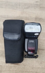 Canon Speedlite 580EX II Hot Shoe Mount Flash w/ Case - Picture 1 of 14