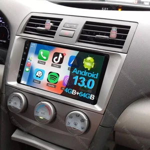 4G+64G Android 13 Carplay For Toyota Camry 2007-2011 Car Stereo Radio GPS+Camera - Foto 1 di 13