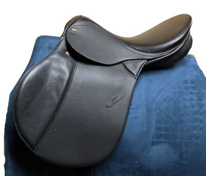 CTD LE Parcours Saddle By Stubben - Black 17.5" Medium Fit - NEW - Picture 1 of 9