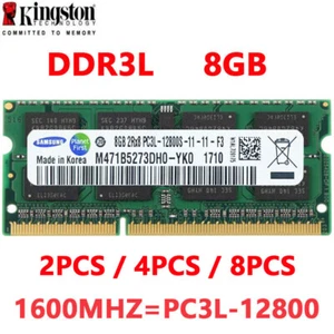 Samsung DDR3L 16GB 32GB 64GB 1600MHZ PC3L-12800 204pin SO-DIMM Memoria RAM - Imagen 1 de 13