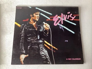 Calendario 13 mesi Elvis Presley 1991 Gibson Greetings Company  - Foto 1 di 7