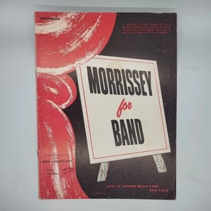 Libro de partituras vintage de percusión de banda de Morrissey - Imagen 1 de 4
