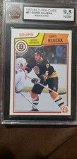 1983-84 O-Pee-Chee Gord Kluzak Rookie Boston Bruins #51 ksa 9.5