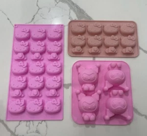 3pc Silicone ice chocolate baking candy mold Bundle - Picture 1 of 2