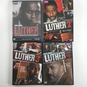 Luther: Seasons 1 2 4 NEW Season 3 USED - DVD BBC - Idris Elba Rose Leslie - Picture 1 of 2