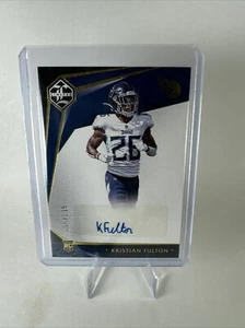 2020 Panini Limited Rookie Auto /199 Kristian Fulton #226 Rookie Auto RC - Picture 1 of 2