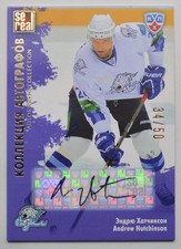 2012-13 KHL Gold Collection Autograph #BAR-A04 Andrew Hutchinson 34/50