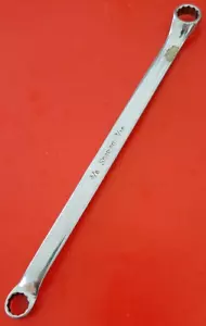 READ Snap-on Tools USA 3/8" - 7/16" Offset Box End Wrench XB1214 12 Point 302 - Picture 1 of 14