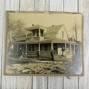 BEAUTIFUL House Architecture Photo 1900s 1910s Sleeping Porch Wrap Around Porch - Picture 1 of 5