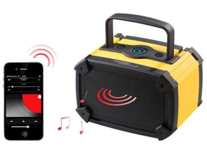 Haut-parleur nomade bluetooth de chantier MSS-600.ipx - Auvisio - Photo 1/4
