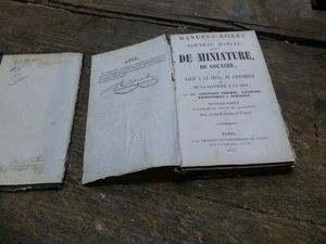 Handbücher - Miniatur-Roret, Gouache, Aquarell und Wachsmalerei - 1845 - Bild 1 von 6