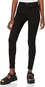 G-STAR RAW Damen Jeans 3301 High Waist Skinny Hose, Schwarz, 24W / 36L - Bild 1 von 4