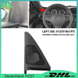 A-Pillar Links Hochtöner Lautsprecher Kappen Blende für BMW 3er E92 E93 06-13 - Bild 1 von 6