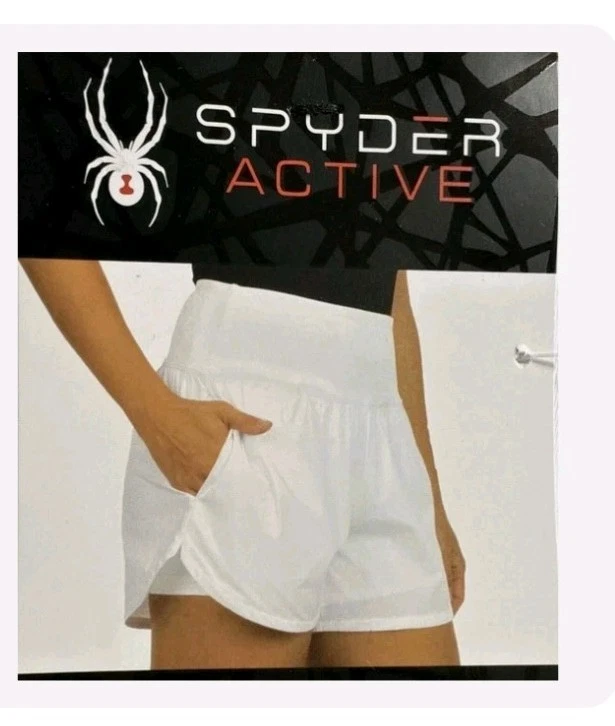 Spyder Active Women's Woven Shorts White Size xL