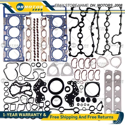 Engine Overhaul Rebuilding Gasket Seals Kit for Audi S5 A6 A8 Q7 VW Touareg 4.2L - Image 1 of 4