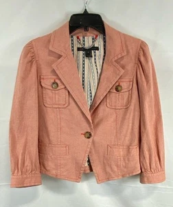Marc Jacobs Women Pink Blazer Jacket Size 8 - Picture 1 of 5