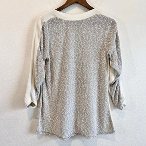 Sundance Women’s XL Textured Knit Pullover Sweater Beige Cream Neutral Minimal - Picture 1 of 10