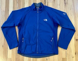 The North Face Flight Series Men's L Apex Stretch Softshell Jacket Blue VGUC - Picture 1 of 12
