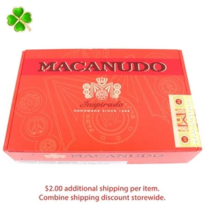 Macanudo Inspirado Robusto Empty Wood Cigar Box 8.25" x 5.5" x 2" - Picture 1 of 12