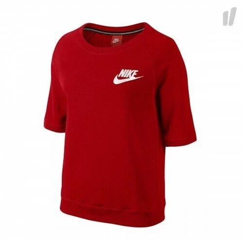 NUEVA Camiseta Nike Para Mujer Rally Crew Roja 728200-657 Talla M Foto 1 de 1