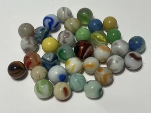 33 Vintage Colorful Marbles - Bild 1 von 2