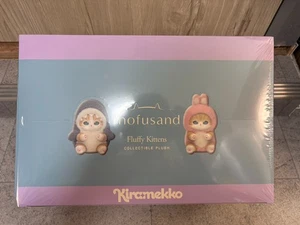 Mofusand Kiramekko Complete Set Fluffy Kittens Plush Keychain Set of 6 - Picture 1 of 6