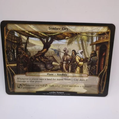MTG Tember City Oversized Planechase Card – Plane: Kinshala – Magic The... - Image 1 of 4