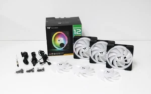Thermaltake SWAFAN EX 12 ARGB PC Cooling Fan 120mm CL-F167-PL12SW-A 3-Pack - Picture 1 of 4