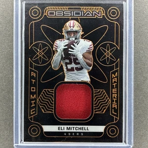 2022 Panini Obsidian Eli Mitchell #AM-EMI Atomic Material Orange /75 Patch Relic - Bild 1 von 5