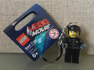 New Lego Minifigure KeyChain The Movie Bad Cop 850896 - Picture 1 of 4