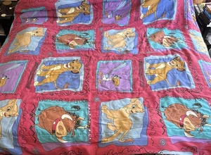 Vintage Disney The Lion King 90s Reversible Twin 84"x 74" Comforter Blanket - Picture 1 of 9