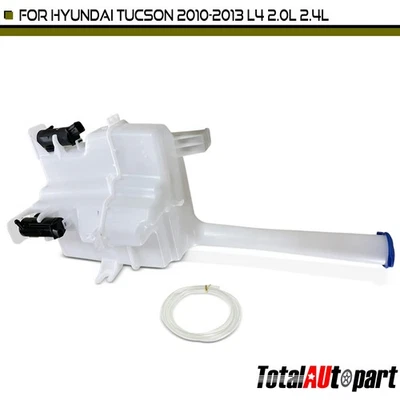 Windshield Washer Reservoir with Cap and Pump for Hyundai Tucson 2010 2011-2013 - Image 1 of 4