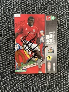 KAYODE ODEJAYI - BARNSLEY FC SIGNED EFL CHAMPIONSHIP FOOTBALL PANINI CARD - Picture 1 of 1