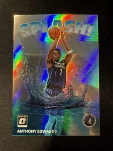 2022 Panini Donruss Optic Splash Silver #2 Anthony Edwards - Picture 1 of 2