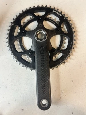 Cannondale Hollowgram Si Carbon Crank 175mm – 50/36T Chainrings (No Crank Arm) - Image 1 of 4