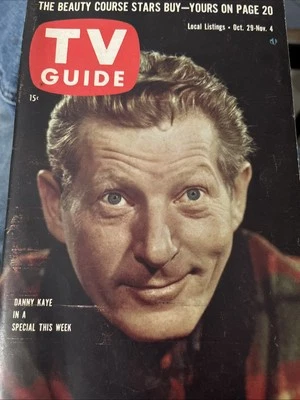 TV Guide  October 29-Nov 4, 1960 - Danny Kaye Tab Hunter Janice Rule - Image 1 of 3