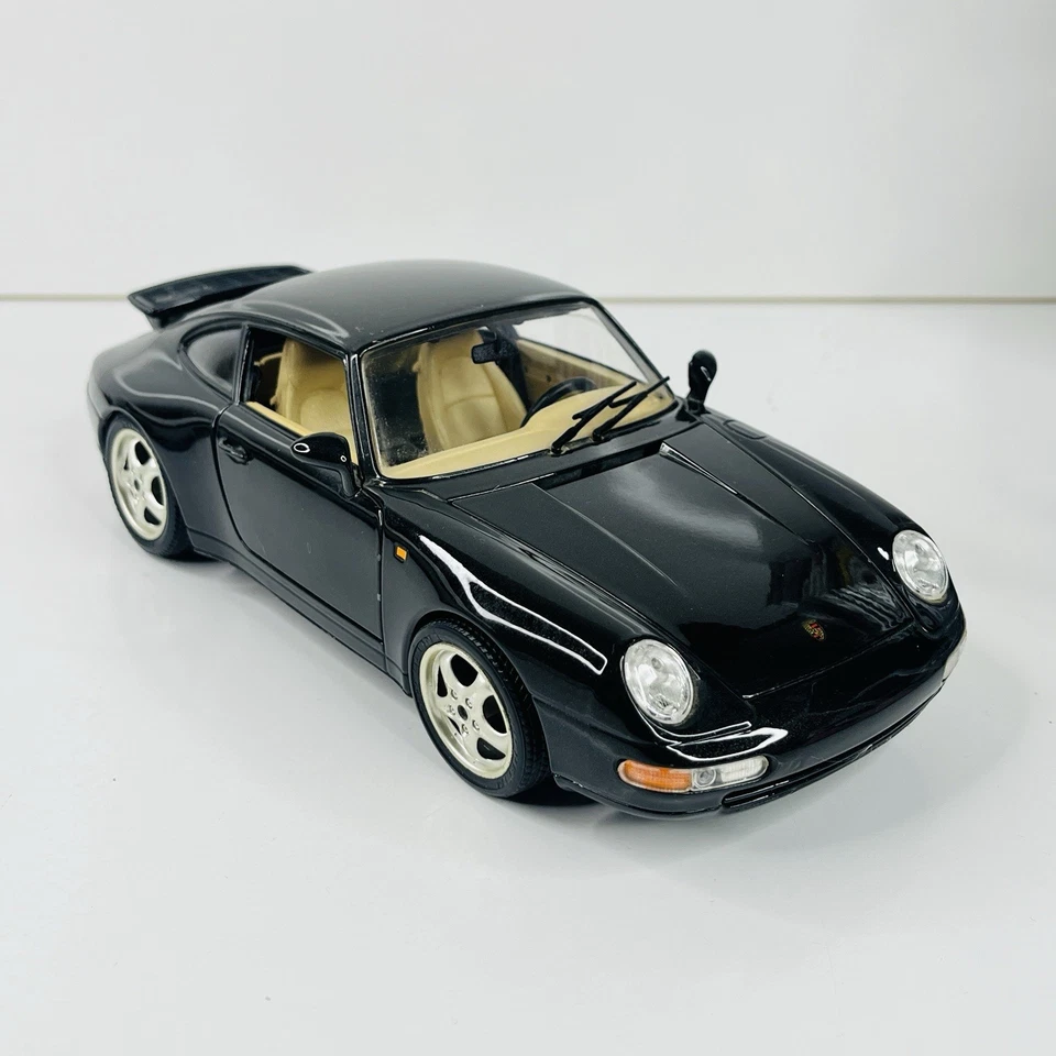 Bburago 1993 Porsche 911 Carrera 1:18 Diecast Model Black Collector - image 1 of 4