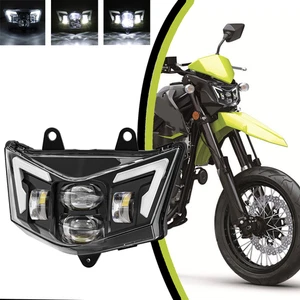 LED Headlight High Low Beam DRL For Kawasaki 450R 2009-2023 KLX 125 2011-2017 - Picture 1 of 13