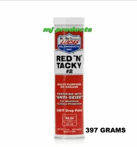 Lucas oil, 10005, Grease, Red and Tacky, red and tac, Cartridge/ Tube, 397g - Picture 1 of 2