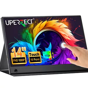 UPERFECT Tragbarer Monitor Touchscreen 14 Zoll 1080P Mobiler Display Typ USB C - Bild 1 von 10