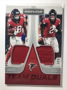 Calvin Ridley / Matt Ryan 2019 Rookies & Stars “TEAM DUALS” JERSEYS FALCONS /199