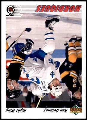 Ken Quinney #419b 1991-92 Upper Deck - Image 1 of 2
