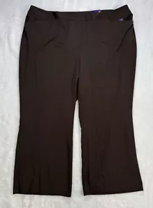 Lane Bryant braune Houston maßgeschneiderte Stretch Anzughose Größe 28 Petite - Bild 1 von 10