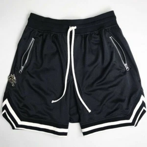 Male Muscle Running Training Fitness Five-point Pants Sports Shorts - Foto 1 di 32