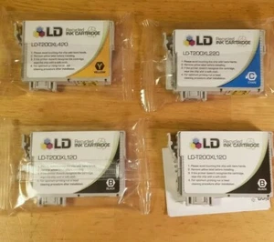 Cartucce LD 4pk Reman per Epson 200 inchiostro T200XL * 2 nero, 1 giallo, 1 ciano* - Foto 1 di 1